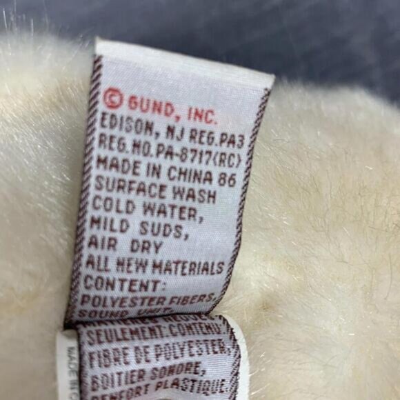 Vintage 1986 Gund Make A Wish Bear with Velvet Bo and Tags Read More - Picture 9 of 12